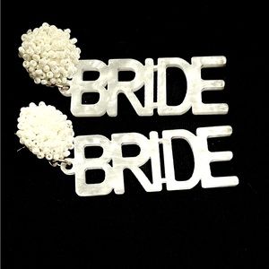 Just Say I Do Earrings! Hear comes The 👰 👰🏿‍♀️👰‍♂️🤵🤵‍♀️🤵‍♂️